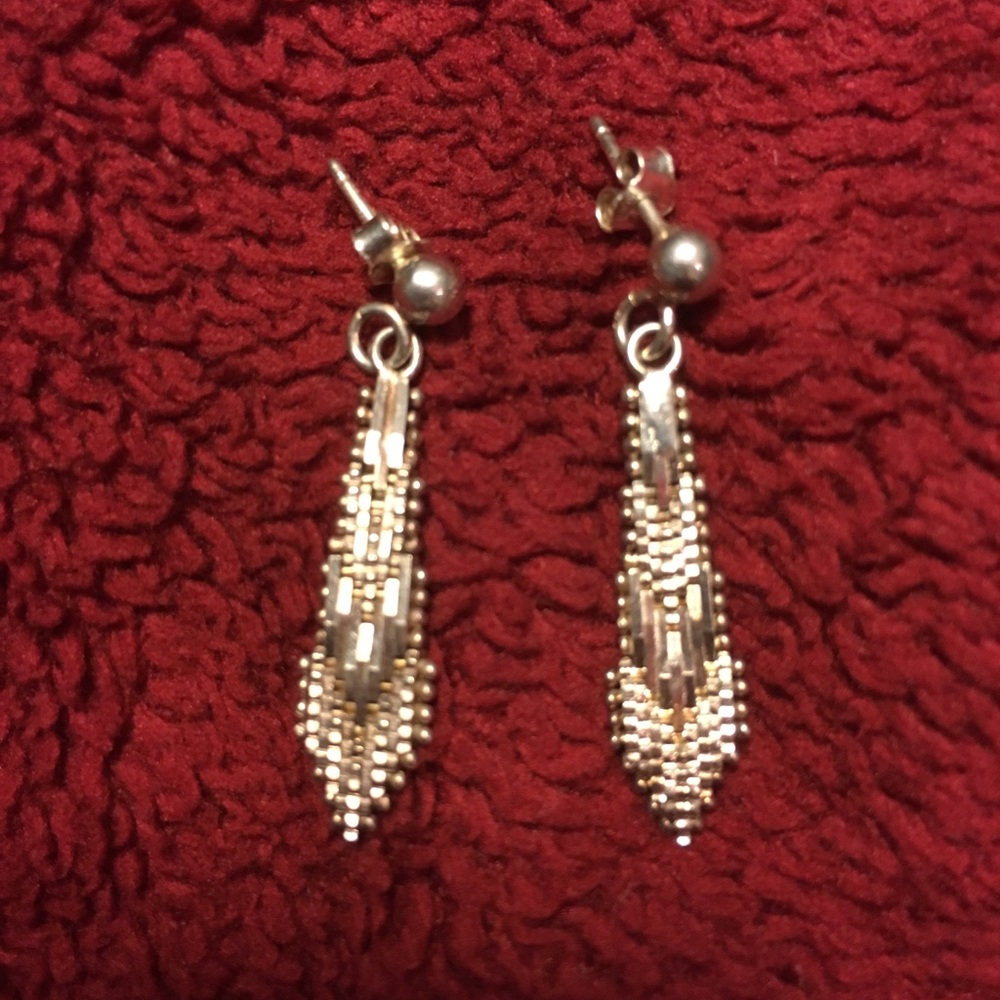 Silver earrings